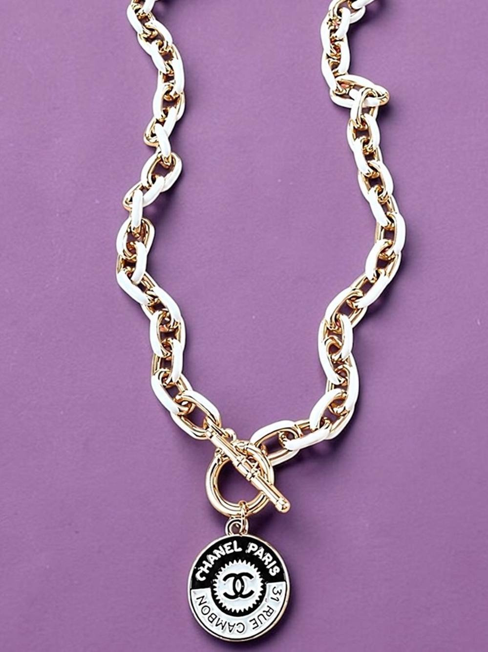 Authentic Repurposed Designer Zipper Pull Pendant Necklace 14K Gold Filled | 16”